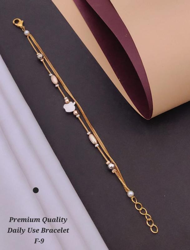 Premium quality daily use bracelet F 9 Artificial jewellery wholesale suppliers in Kolkata